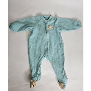 Vtg Carter's Footie Baby Boys 6-9 Mos Blue Sleep n Play Footed Pajama